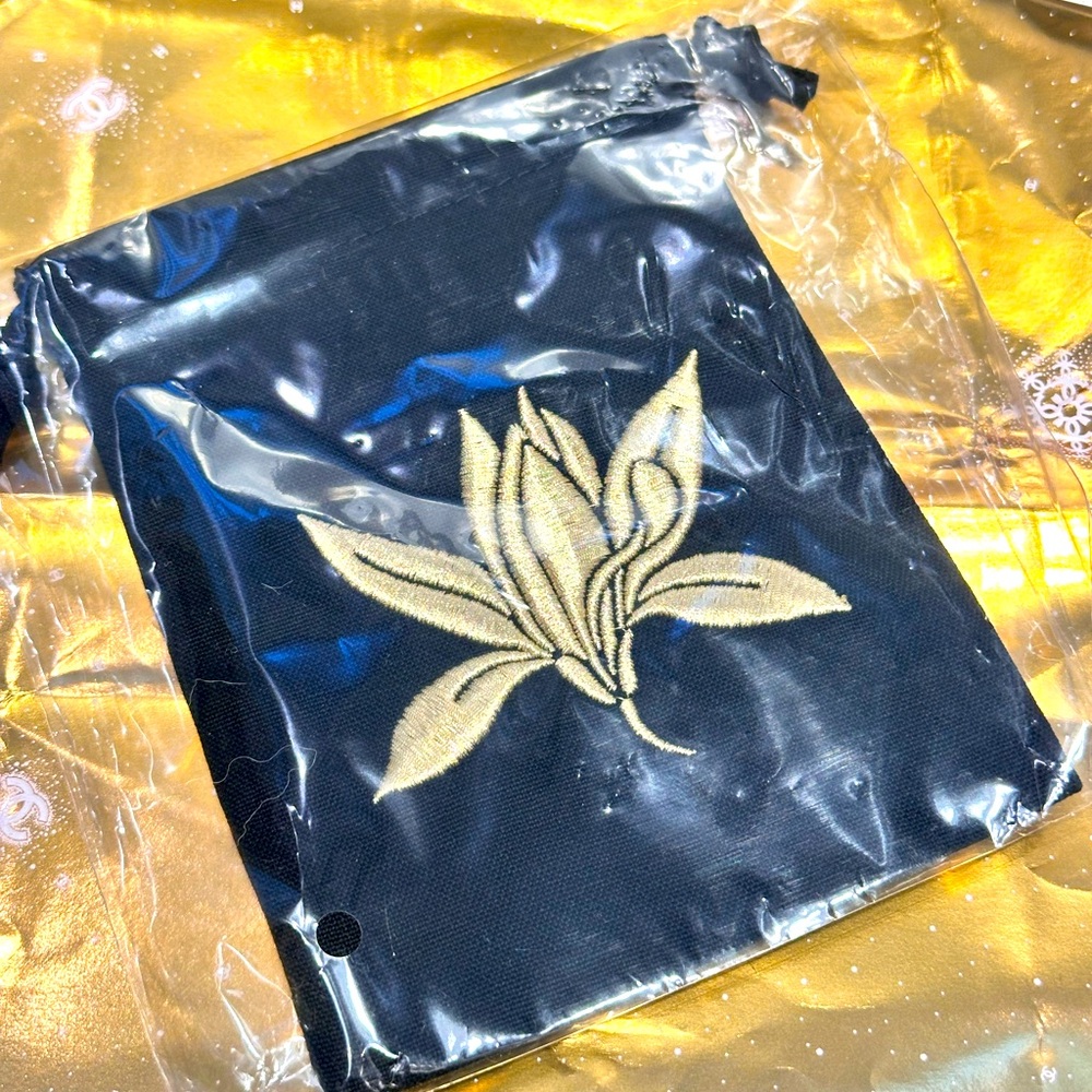 Chanel beauty fabric pouch for make up. Sublimage skin care pouch